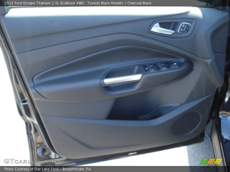 Tuxedo Black Metallic / Charcoal Black 2013 Ford Escape Titanium 2.0L EcoBoost 4WD