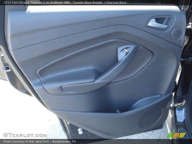 Tuxedo Black Metallic / Charcoal Black 2013 Ford Escape Titanium 2.0L EcoBoost 4WD