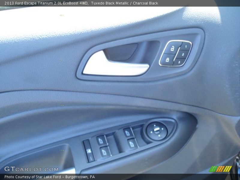 Tuxedo Black Metallic / Charcoal Black 2013 Ford Escape Titanium 2.0L EcoBoost 4WD