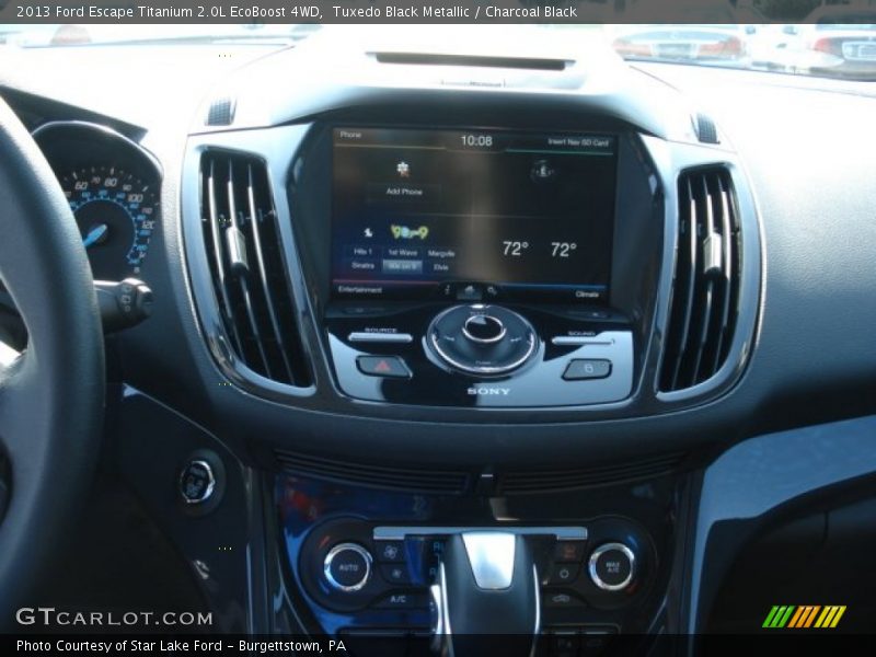 Tuxedo Black Metallic / Charcoal Black 2013 Ford Escape Titanium 2.0L EcoBoost 4WD