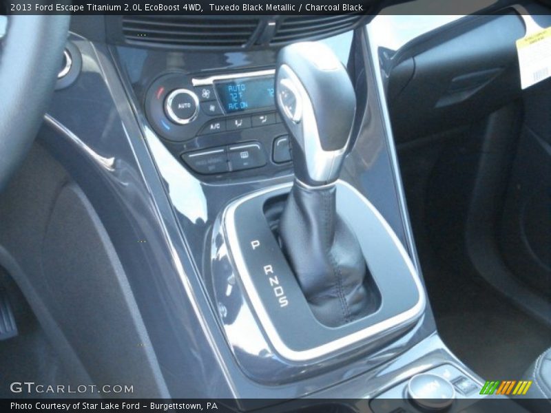 Tuxedo Black Metallic / Charcoal Black 2013 Ford Escape Titanium 2.0L EcoBoost 4WD