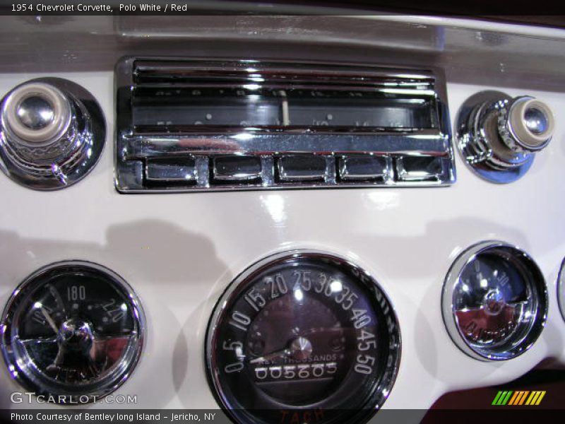 Polo White / Red 1954 Chevrolet Corvette