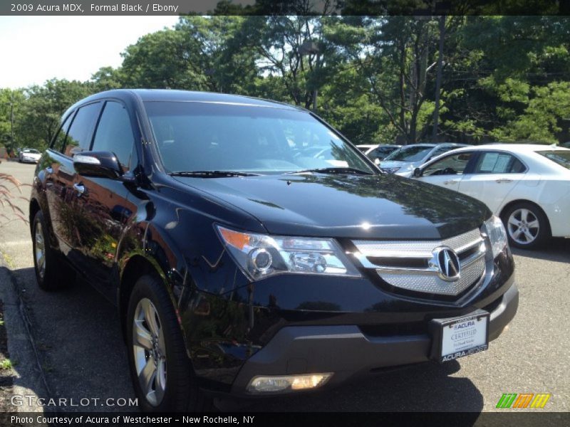 Formal Black / Ebony 2009 Acura MDX