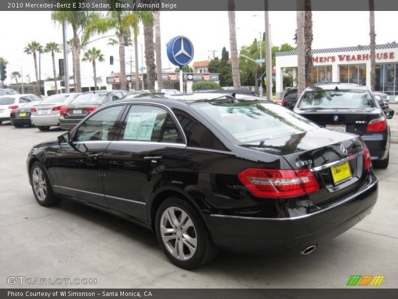 Black / Almond Beige 2010 Mercedes-Benz E 350 Sedan