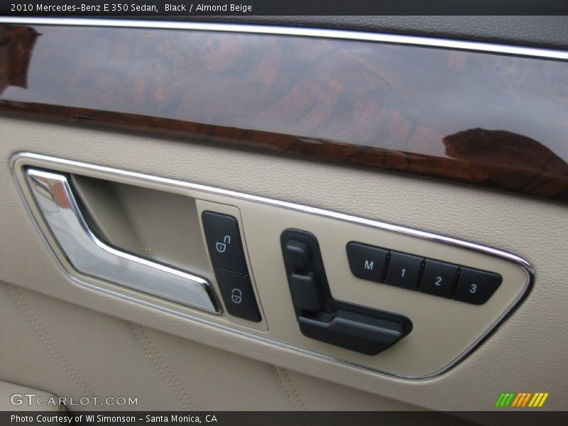 Black / Almond Beige 2010 Mercedes-Benz E 350 Sedan