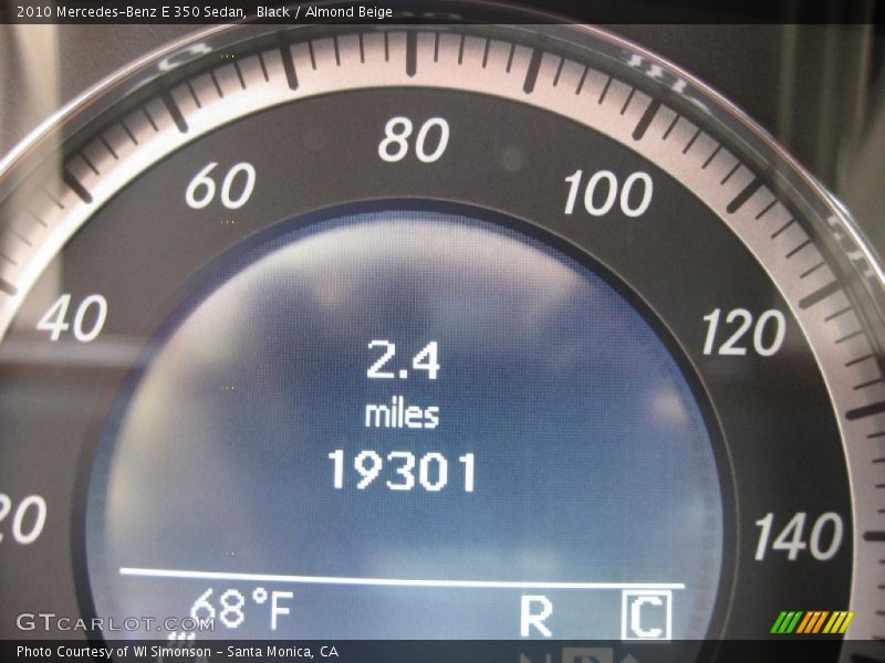 Black / Almond Beige 2010 Mercedes-Benz E 350 Sedan
