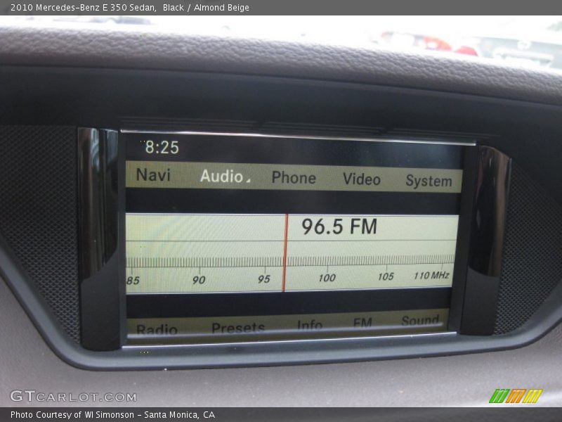 Black / Almond Beige 2010 Mercedes-Benz E 350 Sedan