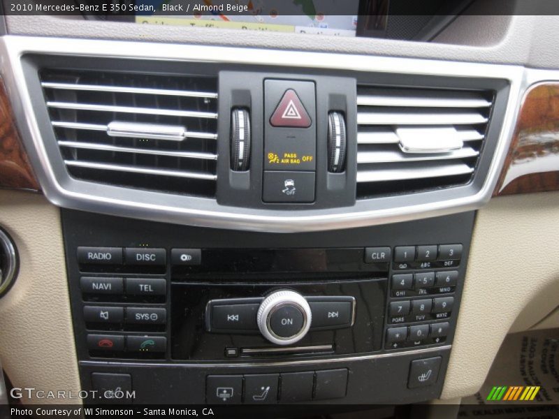 Black / Almond Beige 2010 Mercedes-Benz E 350 Sedan