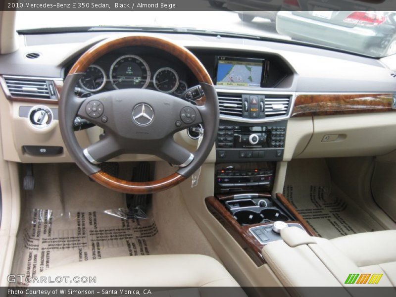 Black / Almond Beige 2010 Mercedes-Benz E 350 Sedan