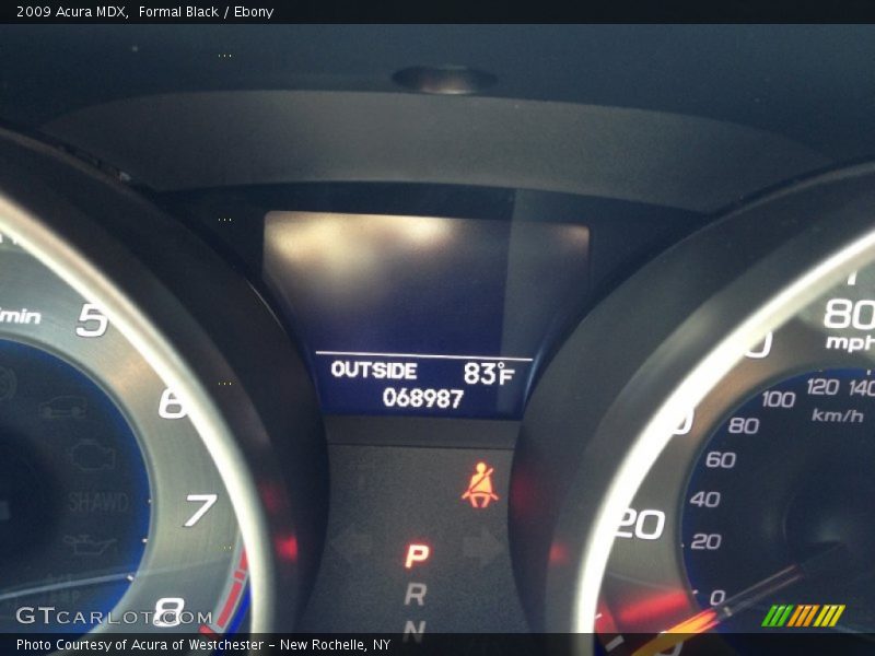 Formal Black / Ebony 2009 Acura MDX