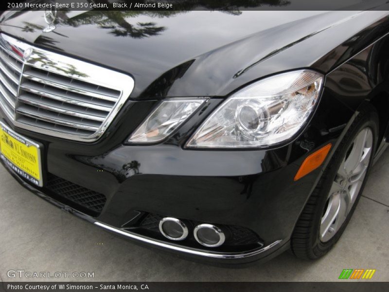 Black / Almond Beige 2010 Mercedes-Benz E 350 Sedan