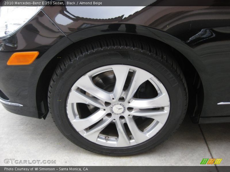 Black / Almond Beige 2010 Mercedes-Benz E 350 Sedan