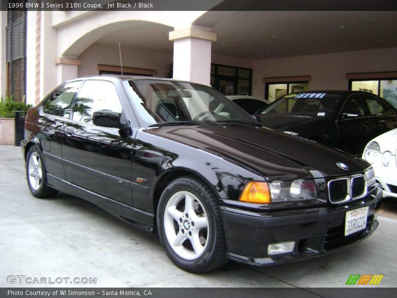 Jet Black / Black 1996 BMW 3 Series 318ti Coupe