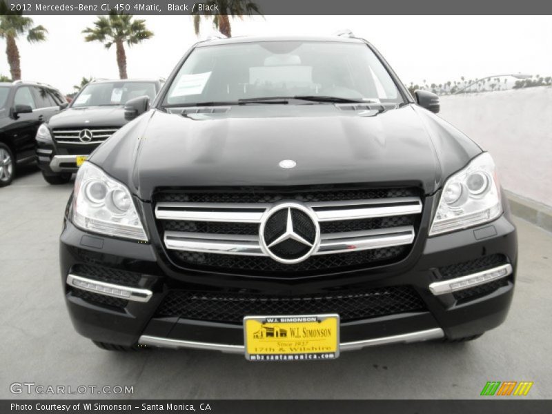 Black / Black 2012 Mercedes-Benz GL 450 4Matic