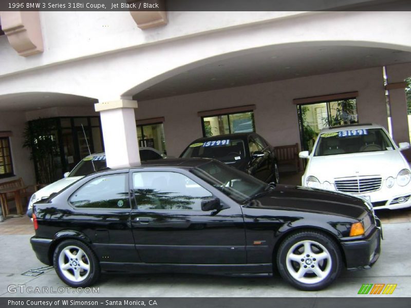 Jet Black / Black 1996 BMW 3 Series 318ti Coupe