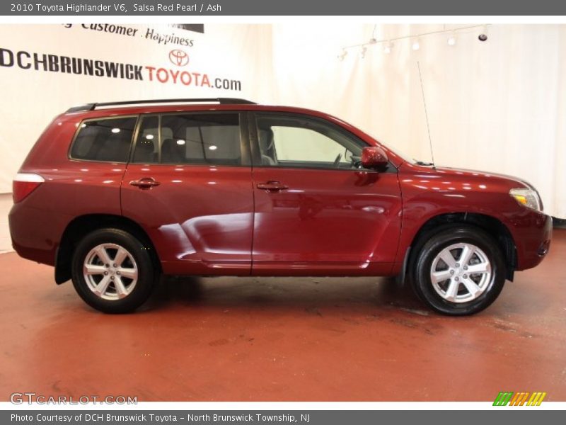 Salsa Red Pearl / Ash 2010 Toyota Highlander V6