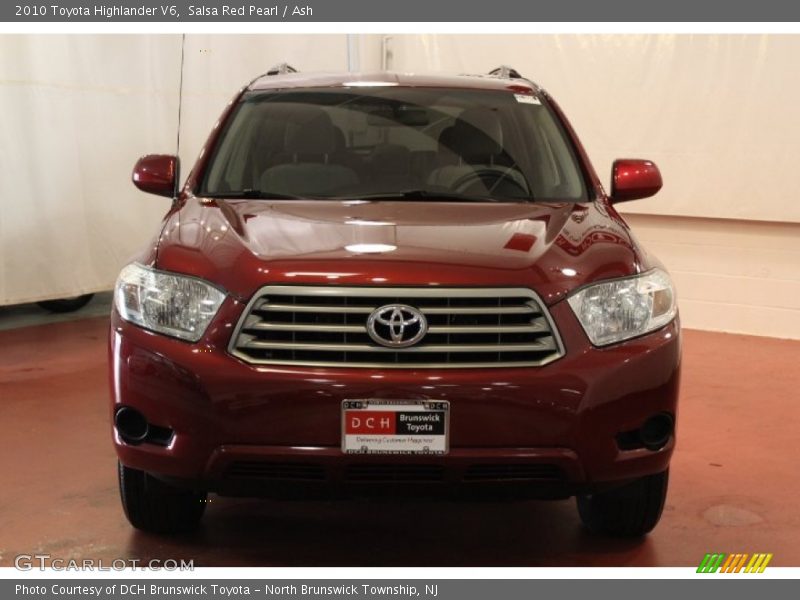 Salsa Red Pearl / Ash 2010 Toyota Highlander V6