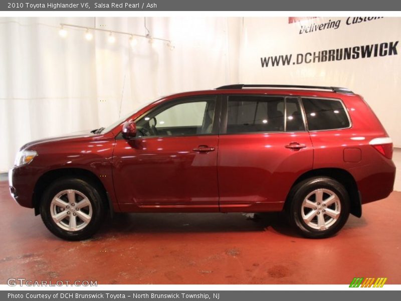 Salsa Red Pearl / Ash 2010 Toyota Highlander V6