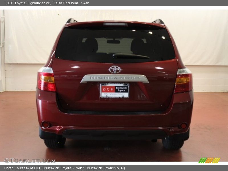 Salsa Red Pearl / Ash 2010 Toyota Highlander V6
