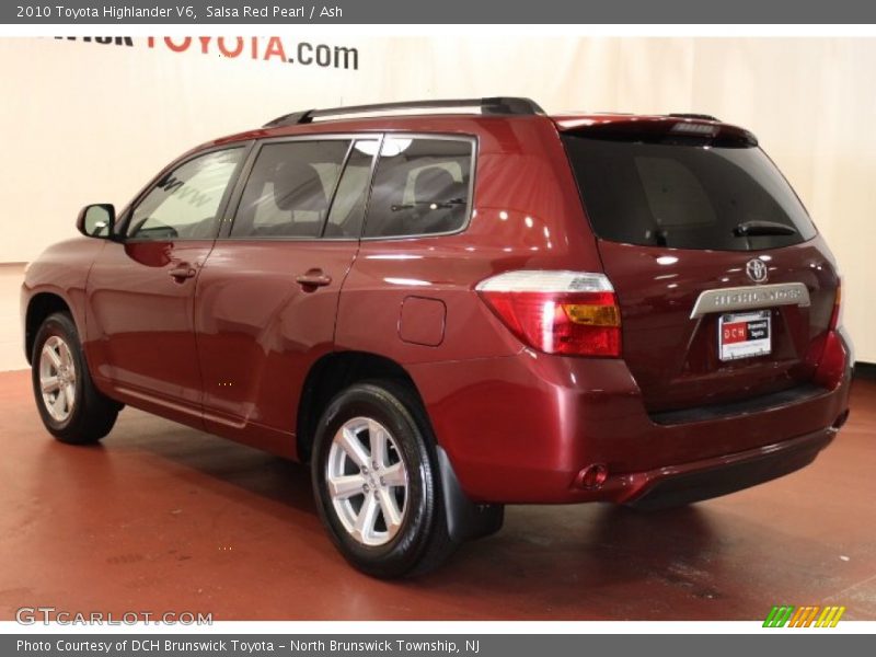 Salsa Red Pearl / Ash 2010 Toyota Highlander V6