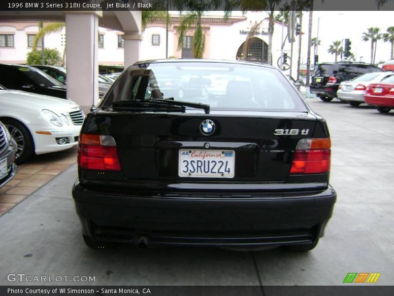 Jet Black / Black 1996 BMW 3 Series 318ti Coupe