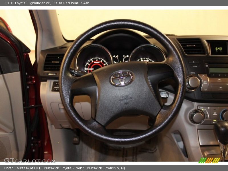 Salsa Red Pearl / Ash 2010 Toyota Highlander V6