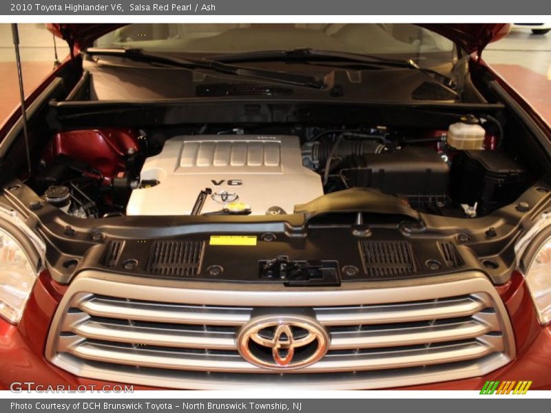 Salsa Red Pearl / Ash 2010 Toyota Highlander V6