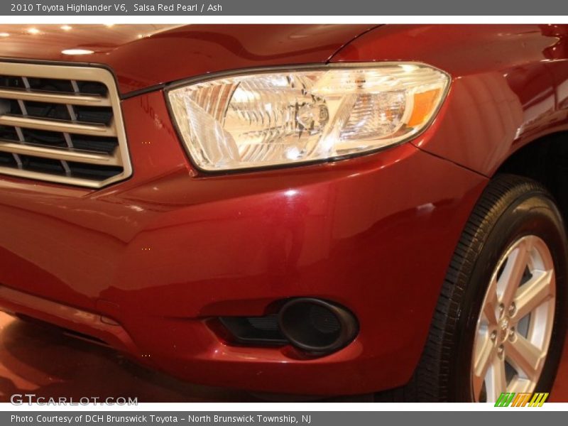 Salsa Red Pearl / Ash 2010 Toyota Highlander V6