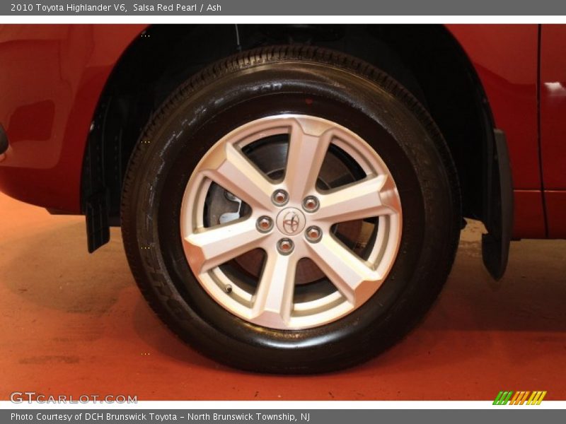 Salsa Red Pearl / Ash 2010 Toyota Highlander V6