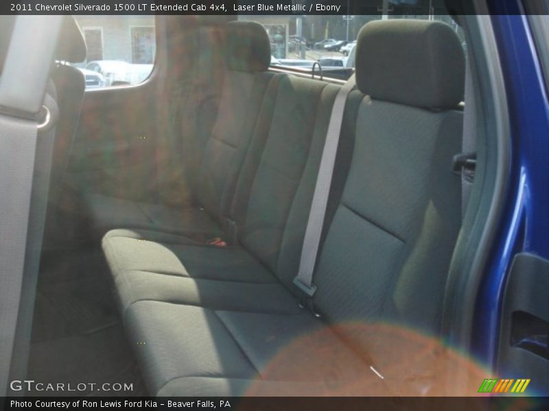 Laser Blue Metallic / Ebony 2011 Chevrolet Silverado 1500 LT Extended Cab 4x4