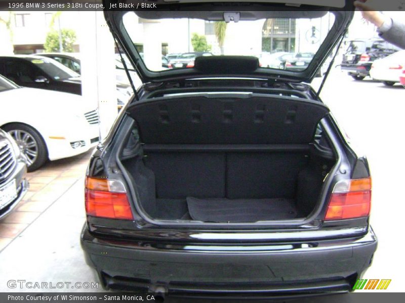Jet Black / Black 1996 BMW 3 Series 318ti Coupe