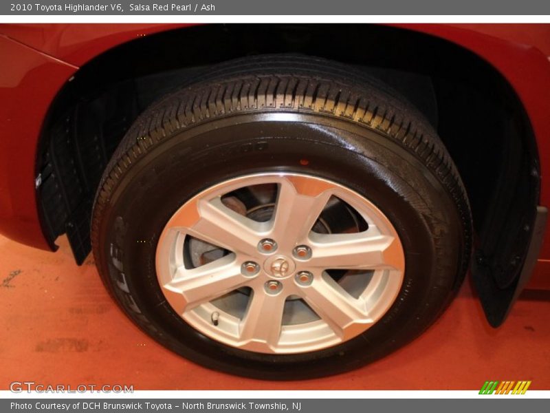 Salsa Red Pearl / Ash 2010 Toyota Highlander V6