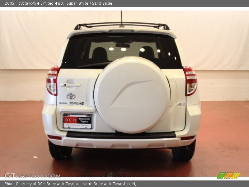 Super White / Sand Beige 2009 Toyota RAV4 Limited 4WD