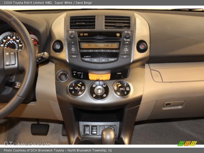 Super White / Sand Beige 2009 Toyota RAV4 Limited 4WD