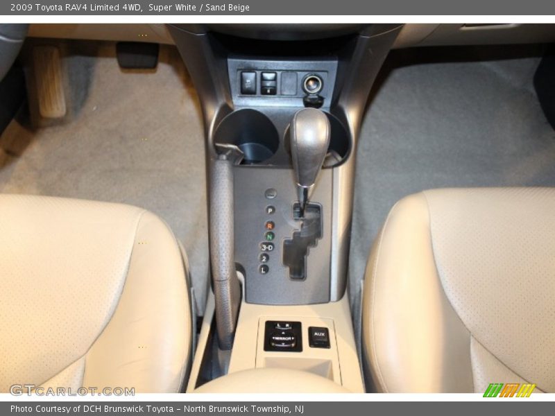 Super White / Sand Beige 2009 Toyota RAV4 Limited 4WD