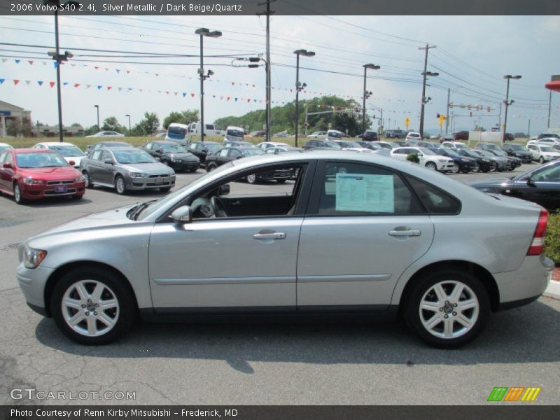 Silver Metallic / Dark Beige/Quartz 2006 Volvo S40 2.4i