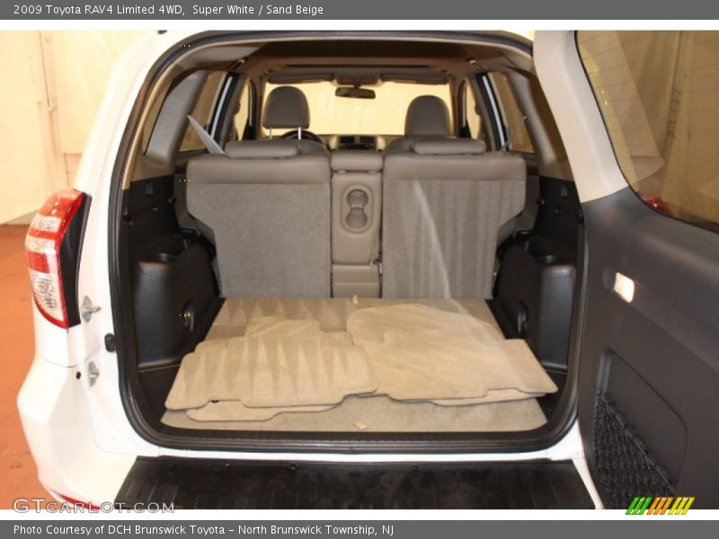 Super White / Sand Beige 2009 Toyota RAV4 Limited 4WD