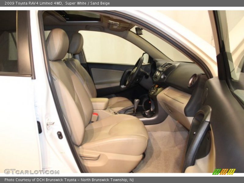 Super White / Sand Beige 2009 Toyota RAV4 Limited 4WD