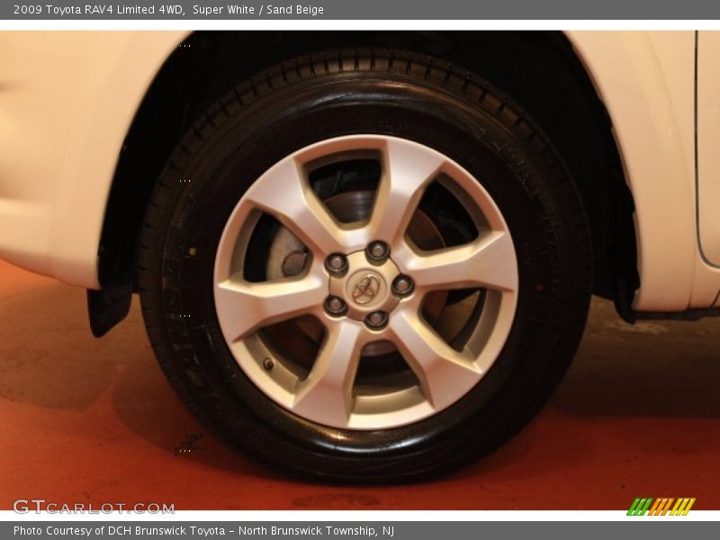 Super White / Sand Beige 2009 Toyota RAV4 Limited 4WD