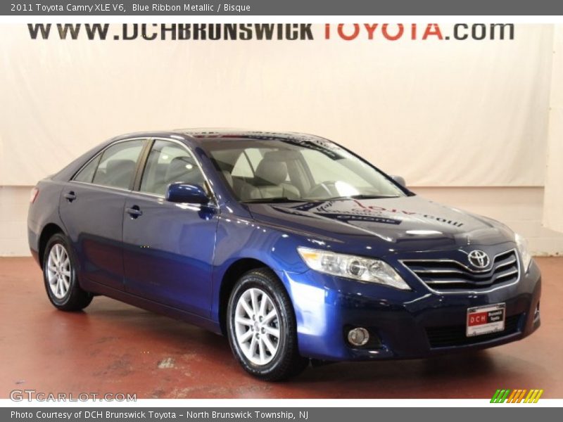 Blue Ribbon Metallic / Bisque 2011 Toyota Camry XLE V6