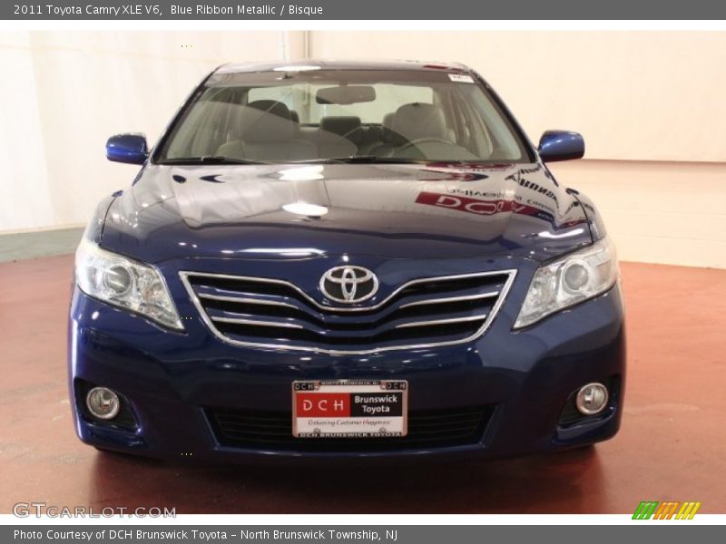 Blue Ribbon Metallic / Bisque 2011 Toyota Camry XLE V6