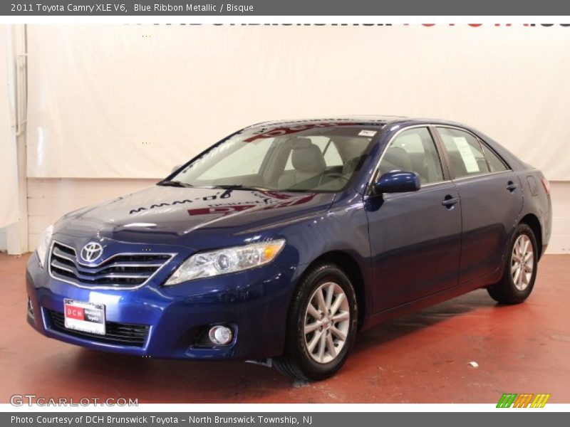 Blue Ribbon Metallic / Bisque 2011 Toyota Camry XLE V6