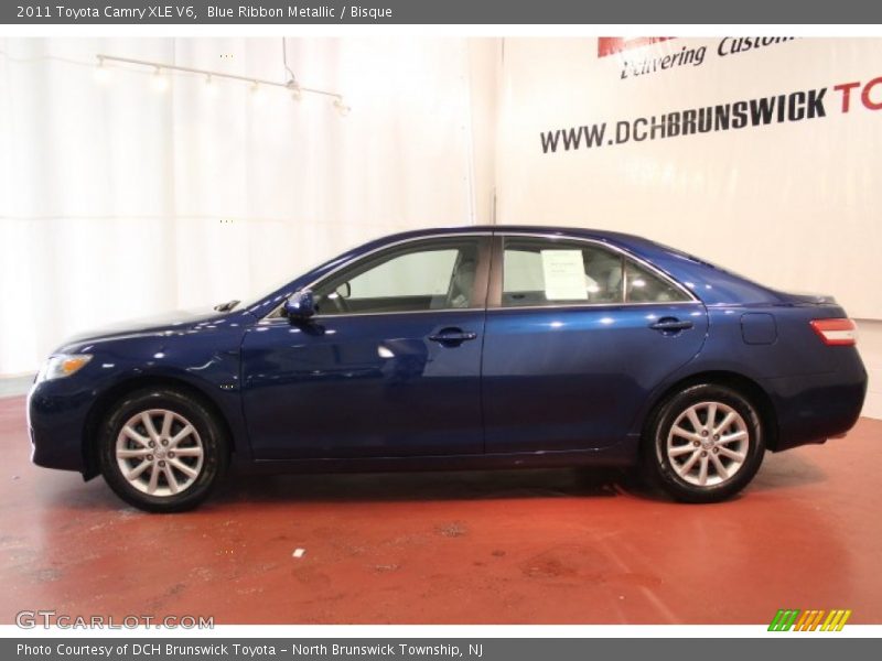 Blue Ribbon Metallic / Bisque 2011 Toyota Camry XLE V6