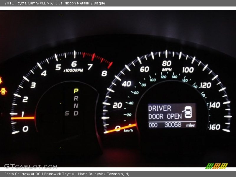 Blue Ribbon Metallic / Bisque 2011 Toyota Camry XLE V6