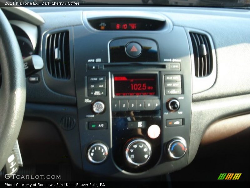 Dark Cherry / Coffee 2011 Kia Forte EX