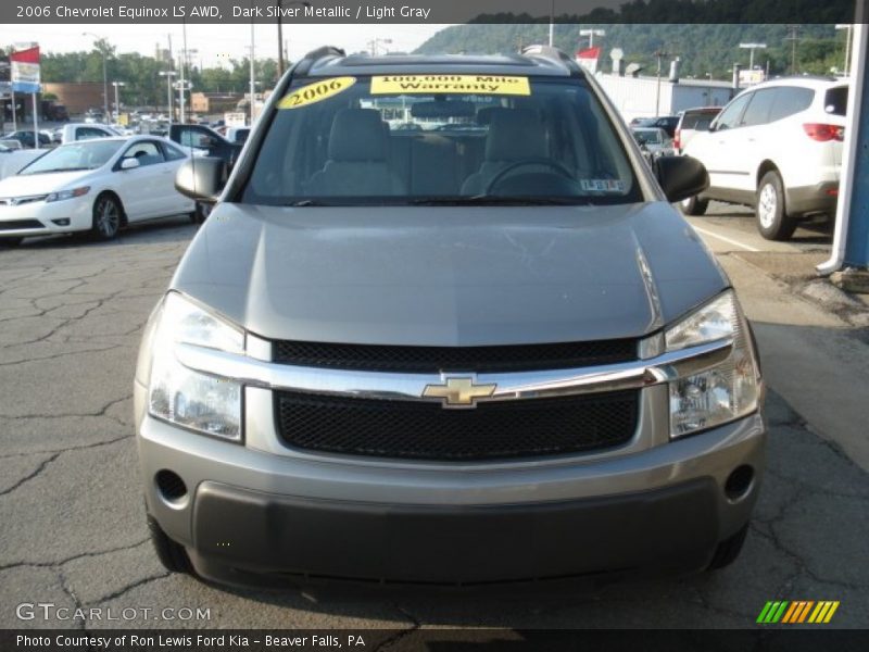 Dark Silver Metallic / Light Gray 2006 Chevrolet Equinox LS AWD