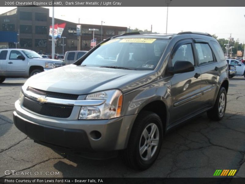 Dark Silver Metallic / Light Gray 2006 Chevrolet Equinox LS AWD