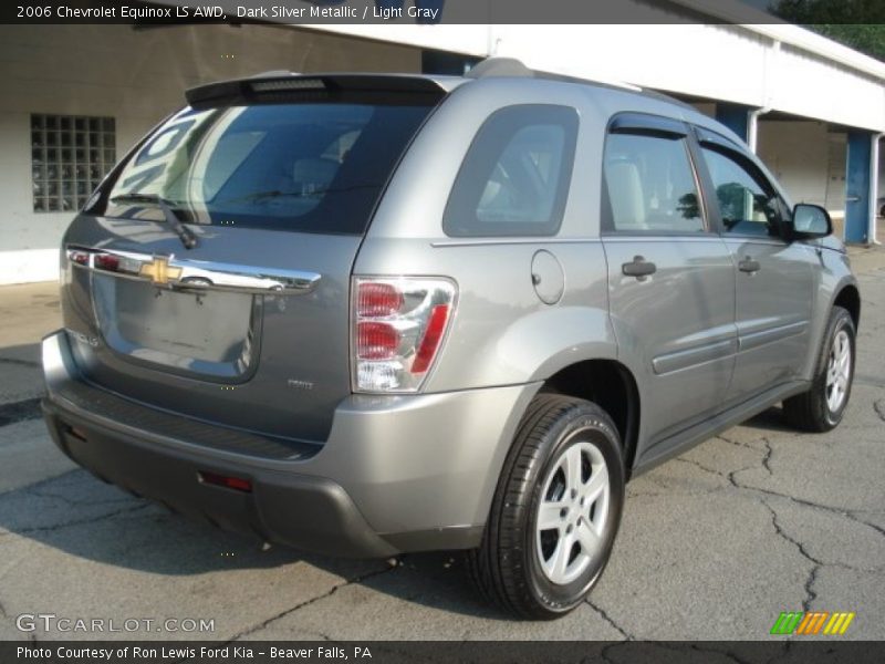 Dark Silver Metallic / Light Gray 2006 Chevrolet Equinox LS AWD