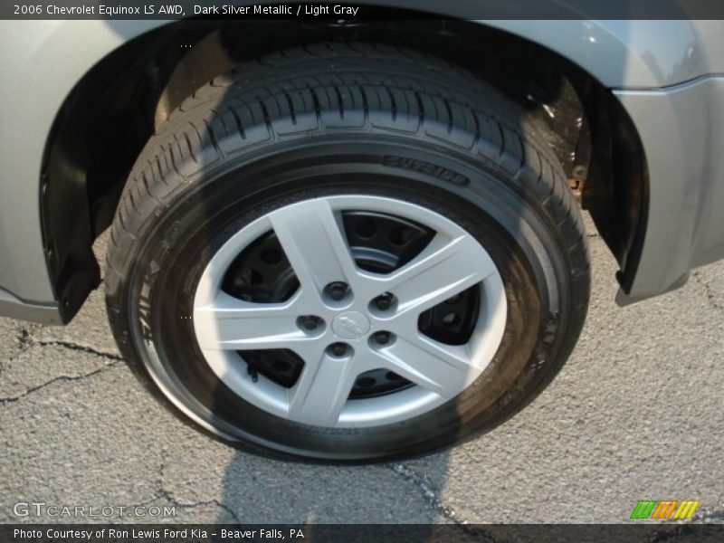 Dark Silver Metallic / Light Gray 2006 Chevrolet Equinox LS AWD