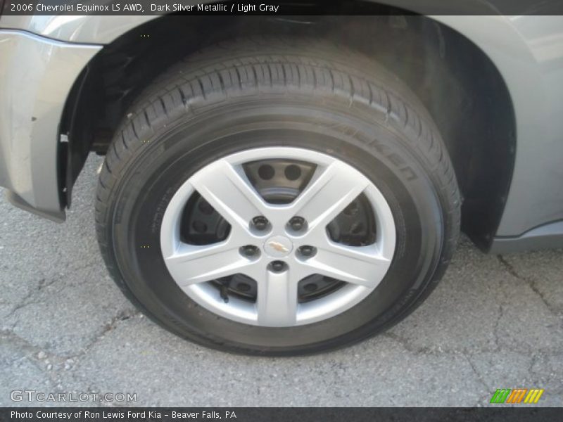 Dark Silver Metallic / Light Gray 2006 Chevrolet Equinox LS AWD